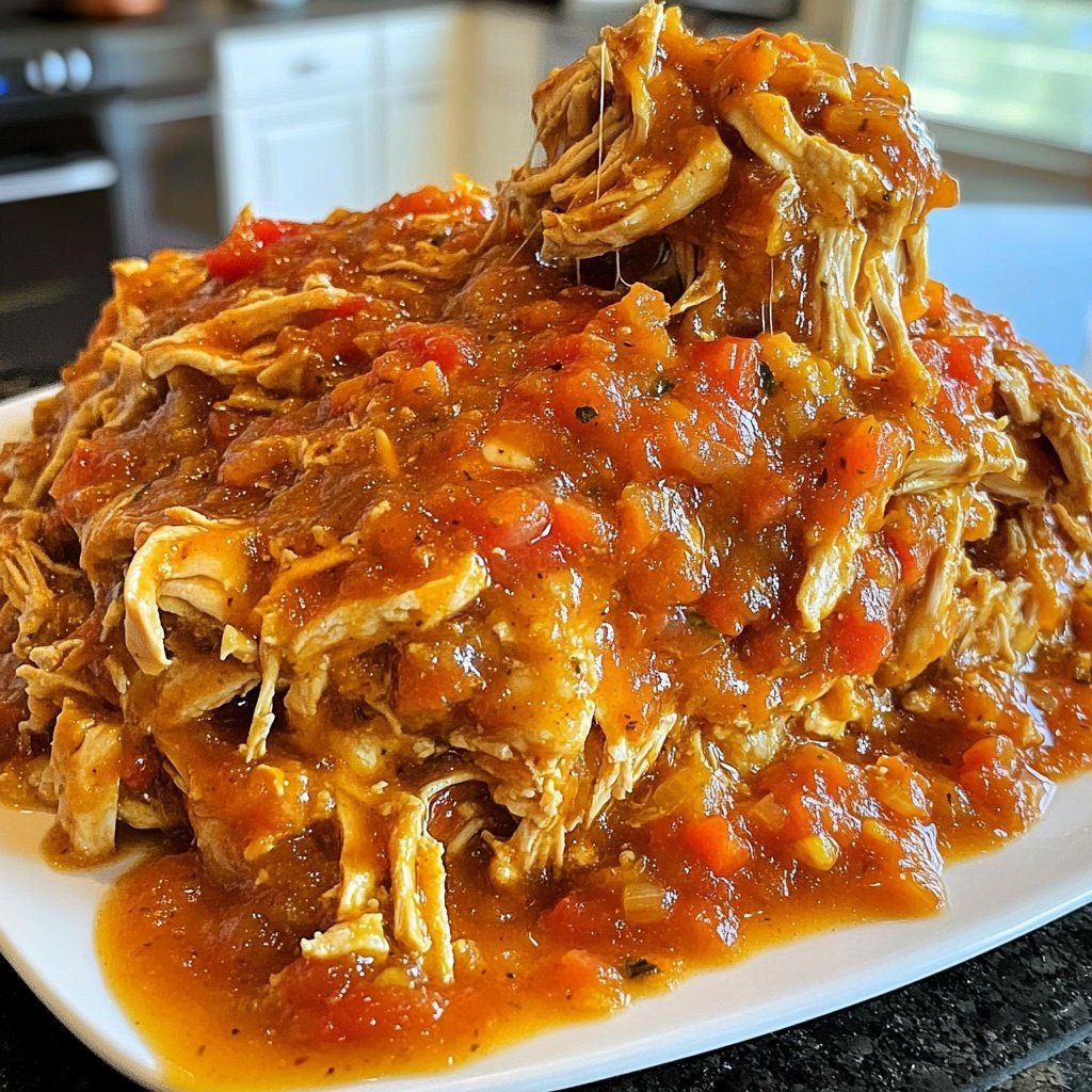 Set-It-and-Forget-It Slow Cooker Salsa Chicken