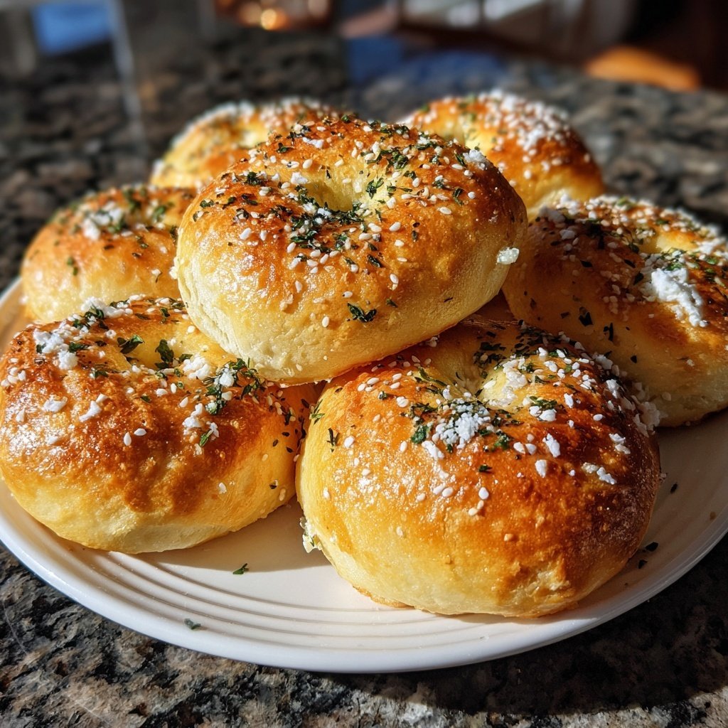 Soft Greek Yogurt Bagels No Yeast