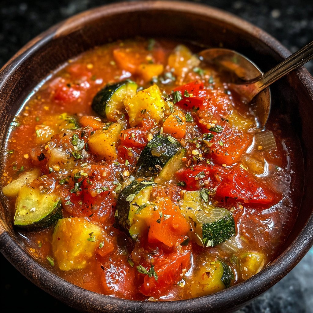 Healthy Crockpot Italian Vegetable Stew
