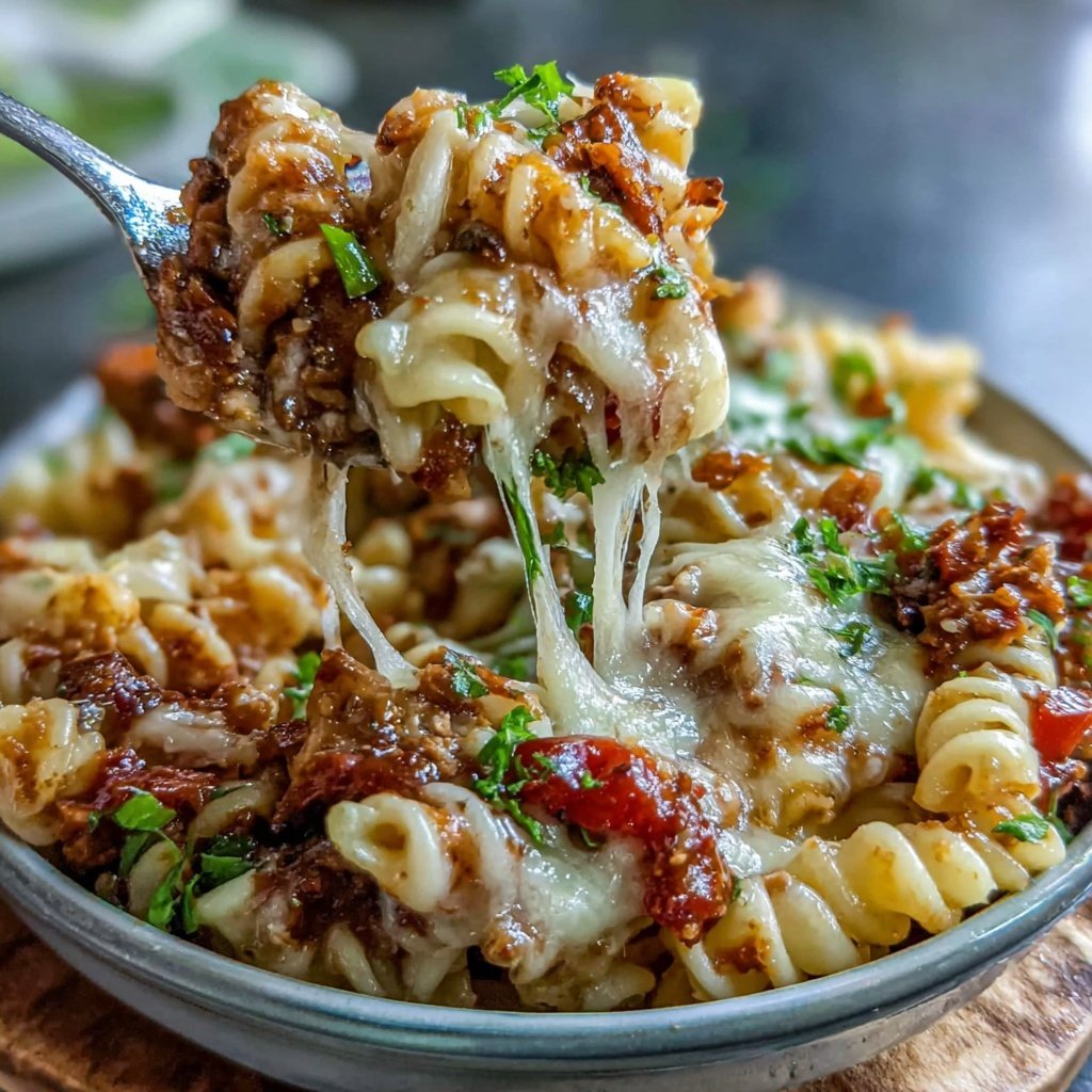 Ground Chicken Taco Pasta