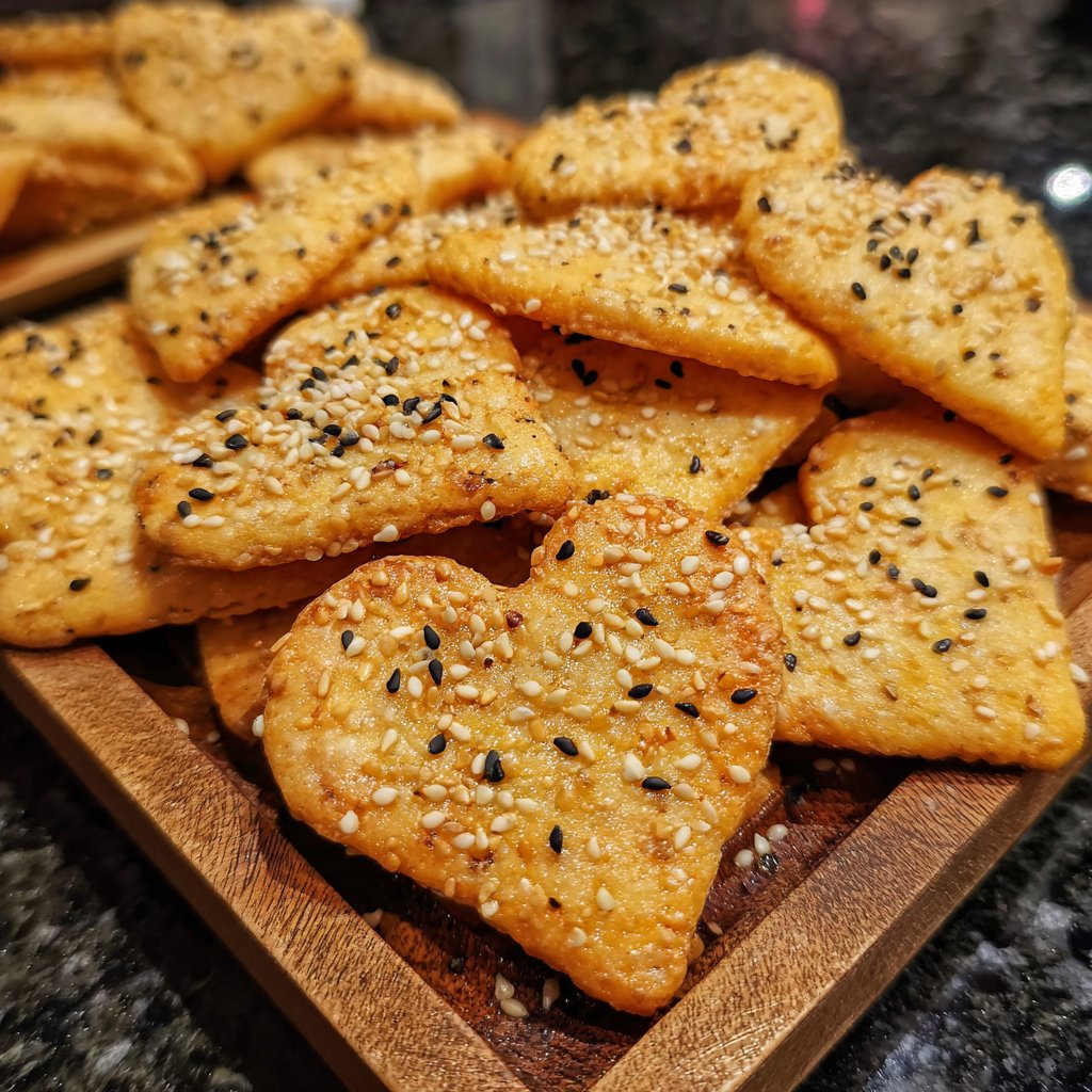 Valentines Snacks Heart Shaped Crackers
