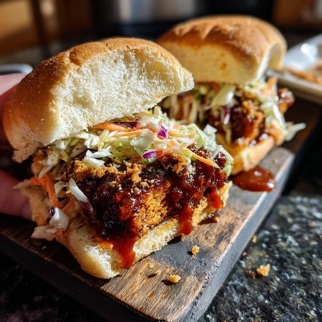 Sliders with BBQ Tofu