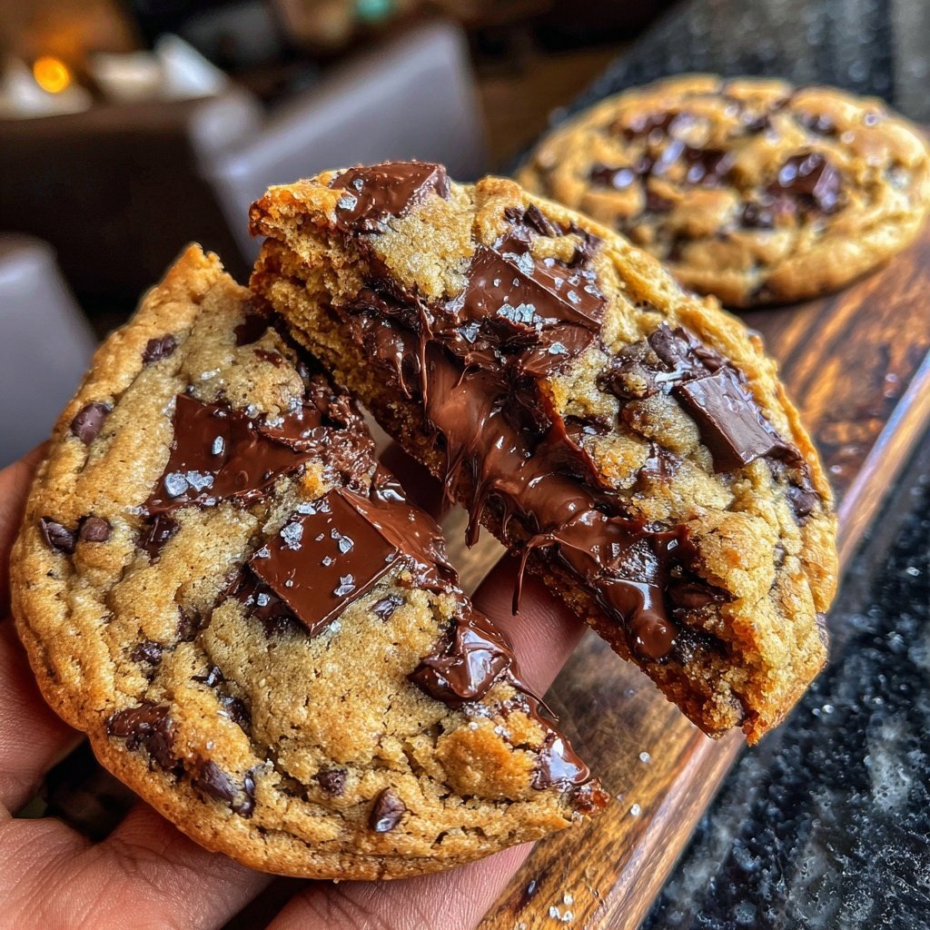 Ultra Thick Bakery Style Chocolate Chip Cookies – Crispy Edges, Gooey Centers