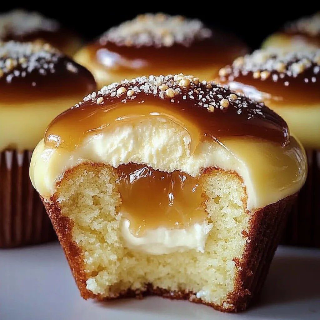 Vanilla Bean Crème Brûlée Cheesecake Cupcakes