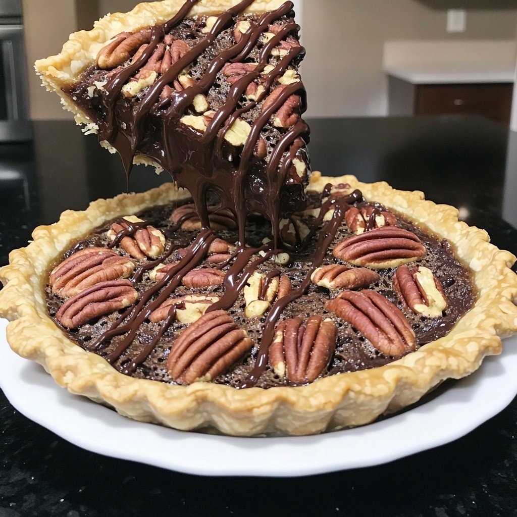 Texas Chocolate Pecan Pie