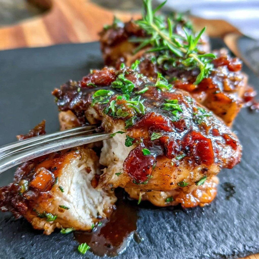 Healthy Chicken With Balsamic Glaze