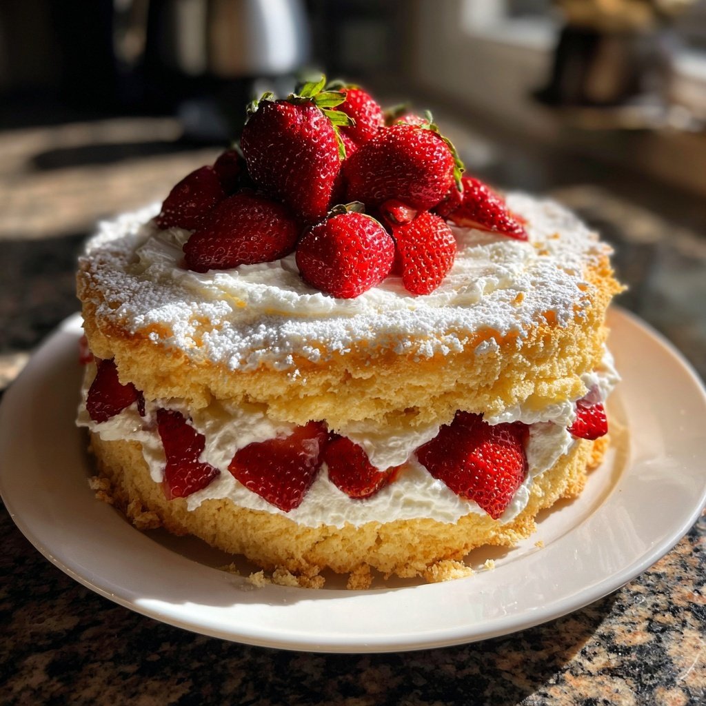 Classic Strawberry Shortcake From Scratch