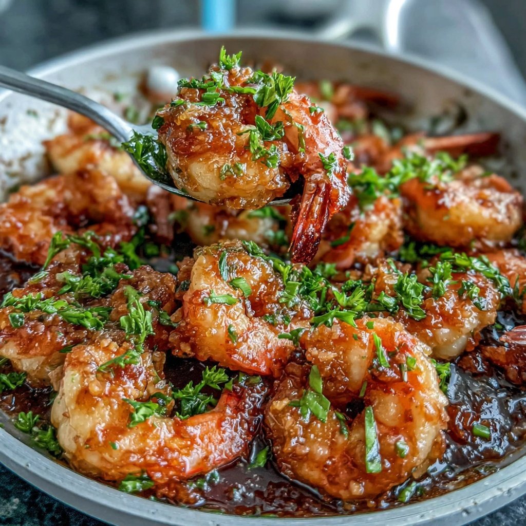 Easy Healthy Honey Garlic Shrimp