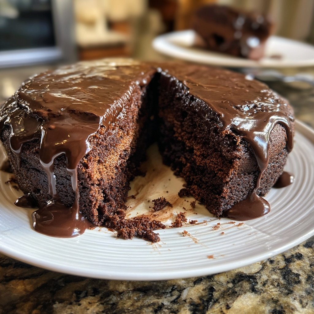 Chocolate Almond Flour Cake