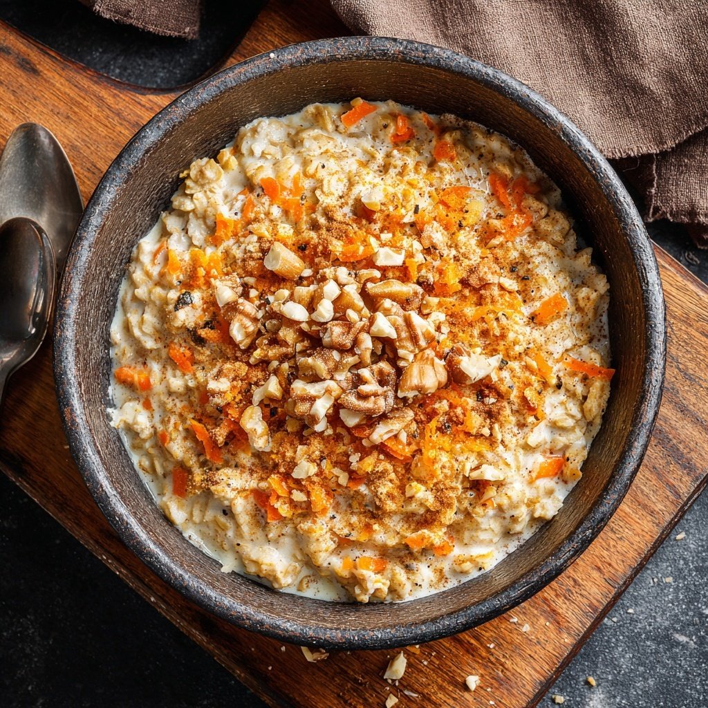 Carrot Cake Breakfast Oatmeal