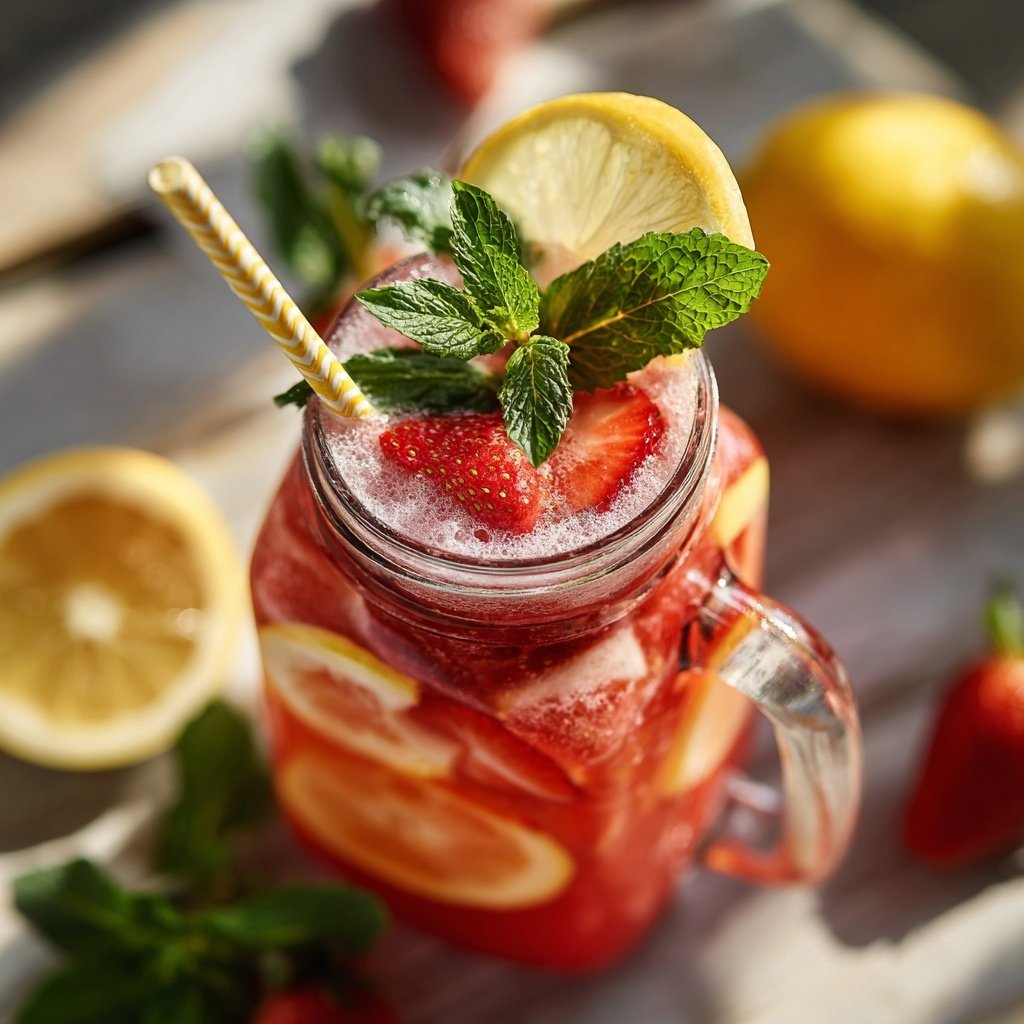 Strawberry Lemonade Spring Refresher