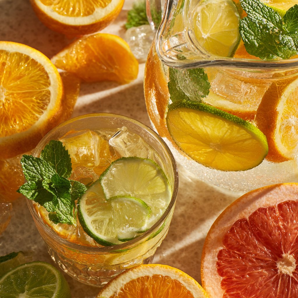 Spring Drinks With Fresh Citrus