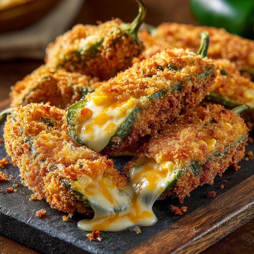 Jalapeno Poppers Stuffed with Corn
