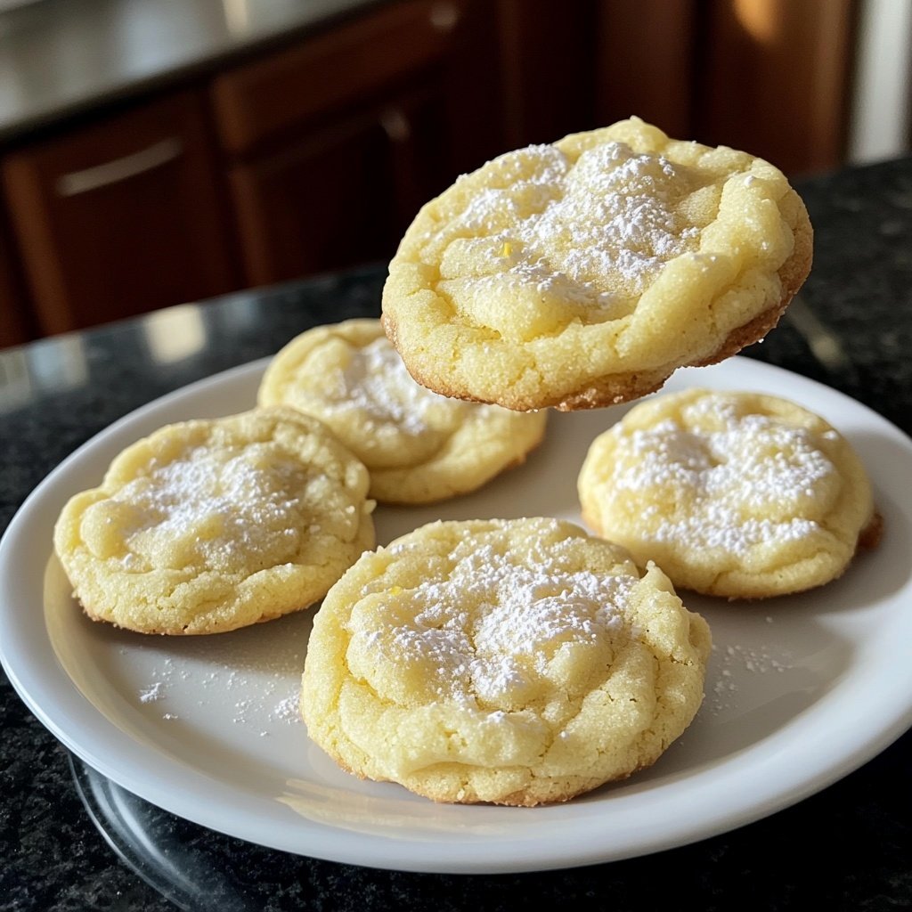Soft & Chewy Lemon Cookies