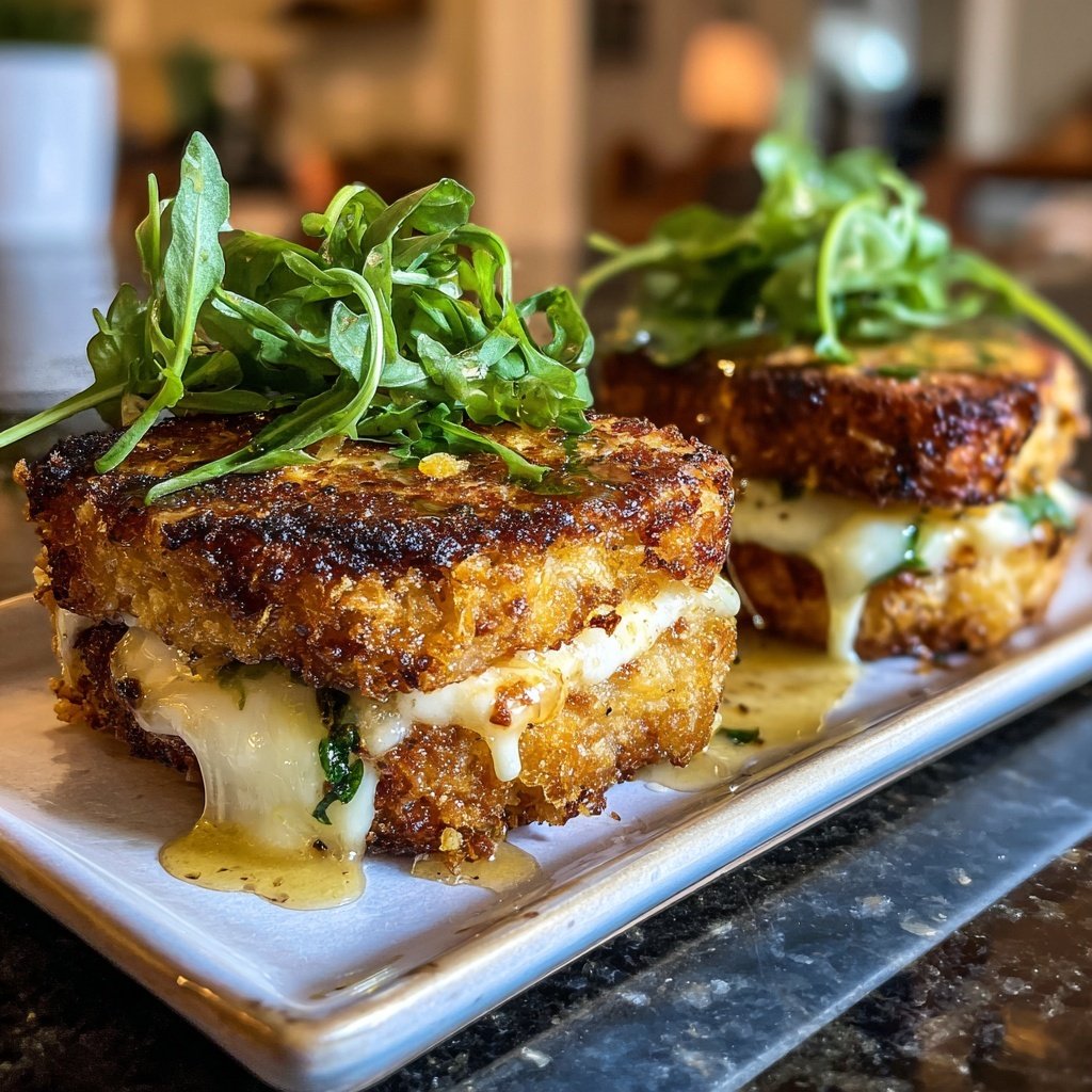 Halloumi Sliders with Honey Drizzle