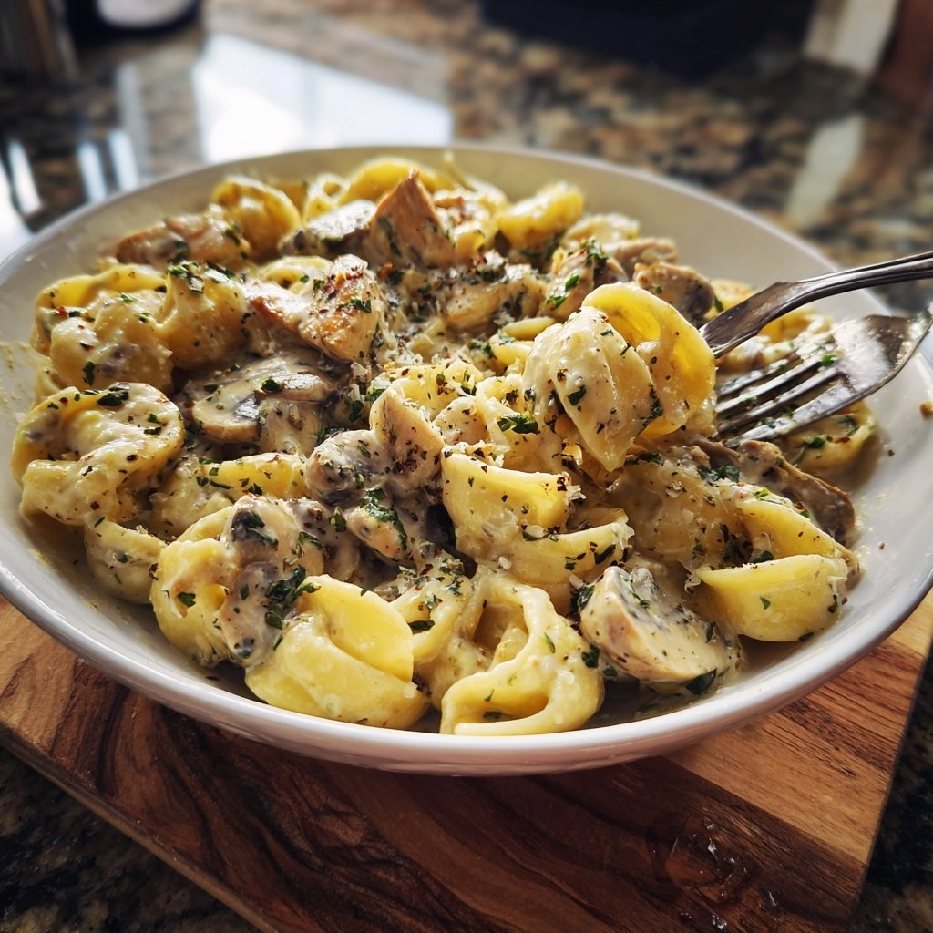 Creamy Mushroom Chicken Pasta